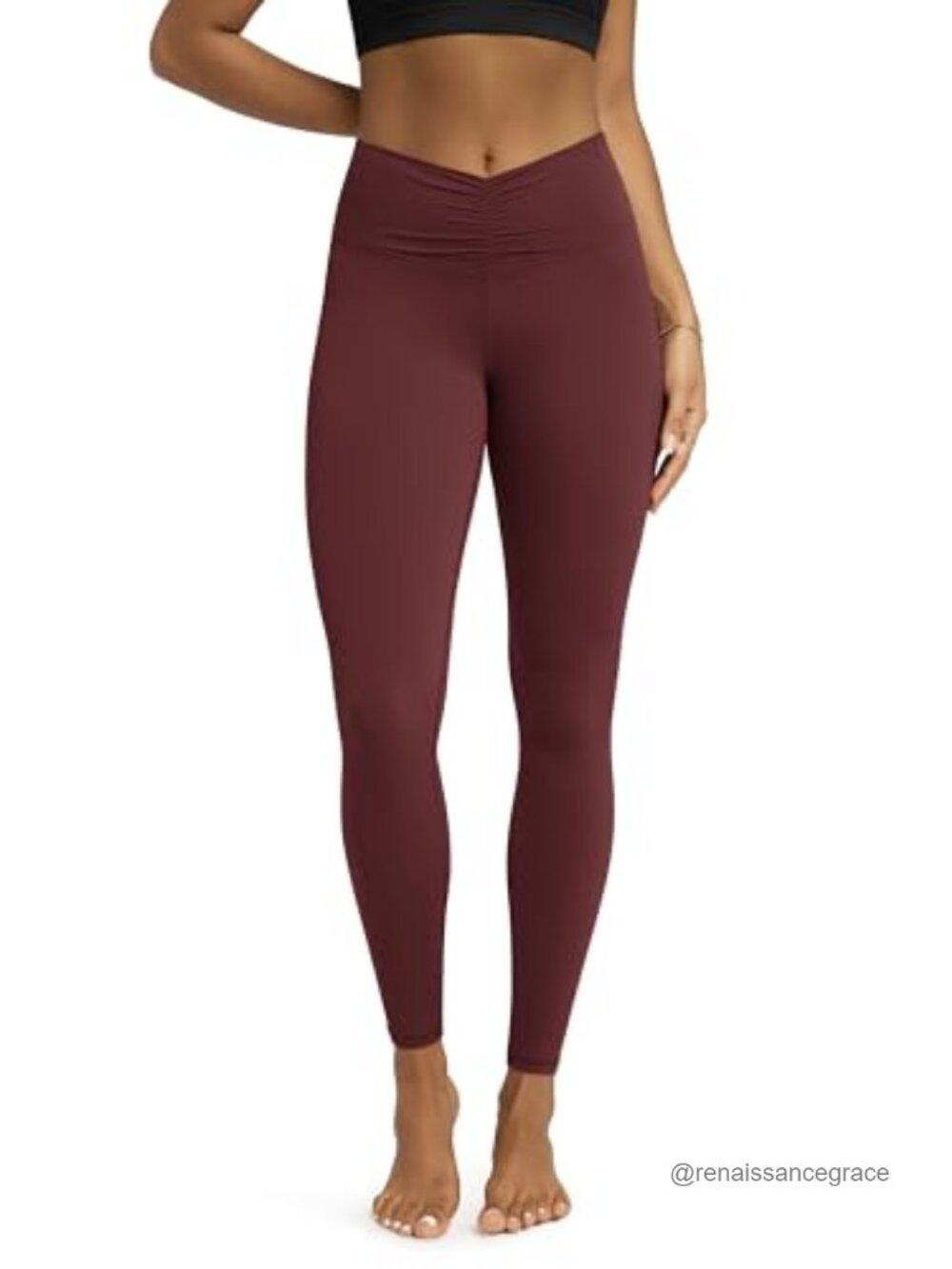 Cloud Feeling Ruched Yoga Leggings High Waist